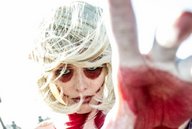 reaching looking_down cosplay point_of_view attack_on_titan