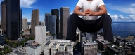 collage city giant male ocean sitting skyscrapers giulio_10