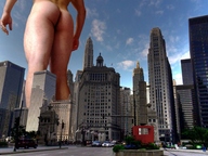 collage city butt giant male low_angle skyscrapers sky street_view giulio_10