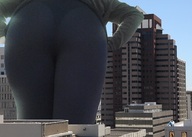 giantess collage small_man butt clothed buildings rooftop giulio_10