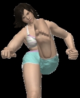 stomp brunette low_angle asuka sole looking_down foot_pov point_of_view looking_at_victim imminent_crush digital_render virtualsoles tekken
