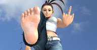 barefoot point_of_view imminent_crush middle_finger digital_render
