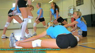 giantess crush butt butt_crush volleyball shrunken_men shrunken_man women