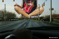 giantess collage street sitting vehicles sneakers street_view giantessiscool