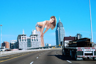 breasts giantess collage city cleavage buildings helicopter wonderslug sky road lucy_pinder