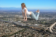 collage mega blonde destruction clothed barefoot helicopter jeans wonderslug houses suburbs
