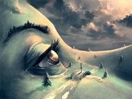 drawing giantess landscape giga color crying eye tears
