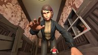 clothed crawling looming team_fortress_2 reaching running shrunken_man grabbing indoors running_away femscout sir_ethin looking_at_tiny digital_render