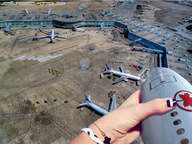 collage micro mega handheld hand airplane foot_print airport manicure crowds downward_angle pavement joselitooo23 dayana