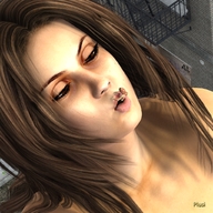 giantess vore handheld brunette brown_eyes palm shrunken_woman sucking looking_at_victim plusi check_me_out digital_render