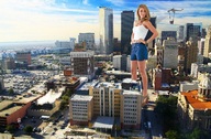 giantess collage city blonde clothed buildings helicopter wonderslug belly skyscraper coffee simone_villas_boas