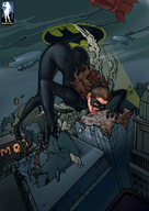 drawing giantess vore mega comic color tongue butt destruction buildings brunette people mask costume giantessfan catwoman sample_image rooftop zeppelin thief looking_at_tiny dc_comics gotham_city bat_signal lifting_roof mass_vore