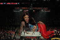 giantess collage feet clothed high_heels lying_down wrestling dark_skin crowds spectators lowerrider sports_arena wwe