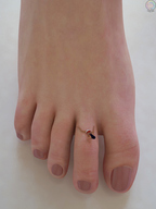 domination shrunken_woman pedicure on_foot tiny_mk digital_render