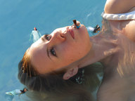 collage water shrunken_men shrunken_people shrunken_woman swimming outdoors