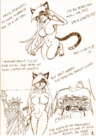 giantess crush nude comic monochrome bus cat_girl comparison statue_of_liberty greece nandix