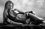 collage blonde monochrome swimsuit shrunken_men