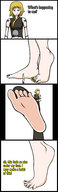 giantess crush feet small_man comic toes anime foot_crush between_toes pedicure nail_polish panels jj-psychotic medusa