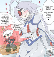 giantess vore story inside_stomach ragna ragna_the_bloodedge blazblu v-13 nu nu-13 murakumo_unit blazblue