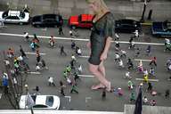 giantess crush collage blonde barefoot blood running looking_down streets under_foot crlvr miss_a
