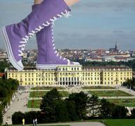 collage city destruction buildings people sneakers giantess_feet high_tops
