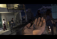 city handheld multiple_giantesses buildings giantesses night rescue zombies mike973 digital_render runnign_away