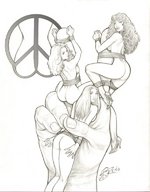 drawing giant bondage shrunken_woman