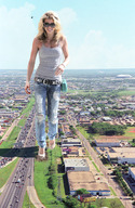 giantess collage clothed buildings helicopter shoes wonderslug walking sunglasses highway sky annalynne_mccord