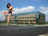 nipples giantess collage high_heels buildings sitting dressing sky parking_lot tigersruhl84