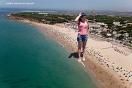 giantess collage beach barefoot ocean helicopter foot_print sand aerial_view beach_goers joselitooo23 carla_gajardo