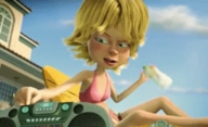 feet swimsuit barefoot soles lying_down animation movie bug digital_render ant_bully lawn_chair yard radio bug_bite tiffany_nickle