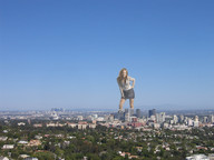 collage city mega destruction wonderslug skyscraper sky looking_at_viewer joanna_levesque