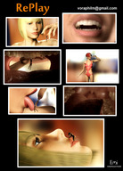 vore comic handheld shrunken_woman teasing emi digital_render voraphilm_studio