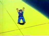 drawing crush blonde color high_heels police unknown_artist animation unaware shrunken_man pink_dress