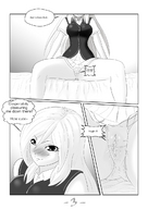 drawing insertion panties blushing comic monochrome cum wet bed story sitting uniform shrunken_woman entrapment pussy_entrapment himeko technimind