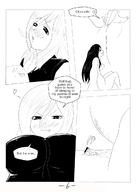drawing pussy comic monochrome story uniform shrunken_woman point_of_view dialogue himeko technimind