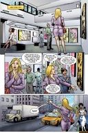 breasts drawing city blonde comic color streets shopping new_york_city giantessfan taxi j_yubari michela_da_sacco francesca_zambon