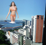 collage city mega swimsuit destruction water helicopter brunette wonderslug mountains bay sky wading alexis_rupp