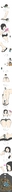 drawing gentle giantess feet comic color handheld climbing sitting sandals teasing dream flip_flops sitting_on_building geoligar strolling on_nose nintendo_ds sad_ending