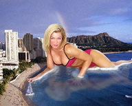 collage mega beach ocean wonderslug rainbow looking_at_viewer nell_mcandrew yacht