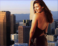 giantess collage city brunette wonderslug skyscraper looking_at_viewer ali_landry