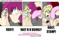 drawing vore color tongue licking barefoot chibichan shrunken_woman between_toes sibling roxy panels incest