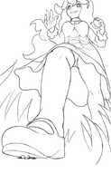 drawing giantess crush pokemon pogojo blood foot_crush death unaware mary_janes pokemon_x pokemon_y hex_maniac