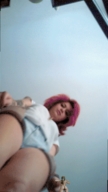 crush barefoot red_hair animation shrunken_woman point_of_view looking_at_tiny