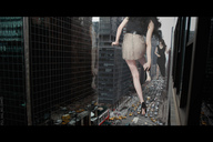 collage city skirt high_heels traffic buildings dress giantesses streets vehicles new_york_city vehicle_crush kristen_stewart between_buildings ps3_has_no_games kat_dennings