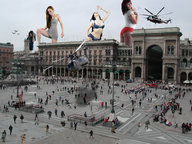 collage vore cleavage buildings helicopter brunette asian red_hair unknown_artist people giantesses courtyard source_needed giantess_jade giantess_rachel