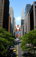 giantess crush collage city wonderslug running skyscraper streets vehicles sneakers athletic tan runner