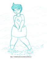 drawing giga city monochrome glasses embarrassed homestuck twisted_persona jane_crocker