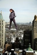 giantess collage city clothed buildings brunette sunglasses snow outdoors giulio_10
