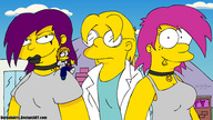 drawing giantess vore mega simpsons chibichan fantasize misery giantesses roxy amanda on_shoulder chad yellow_skin